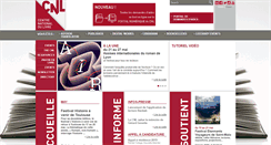 Desktop Screenshot of centrenationaldulivre.fr